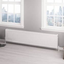 Eastbrook 400 x 1800mm Gloss White Type 22 Compact Panel Radiator