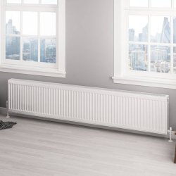 Eastbrook 400 x 2000mm Gloss White Type 22 Compact Panel Radiator