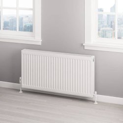 Eastbrook 500 x 1000mm Gloss White Type 22 Compact Panel Radiator