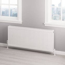 Eastbrook 500 x 1200mm Gloss White Type 22 Compact Panel Radiator