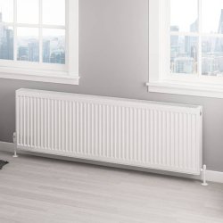 Eastbrook 500 x 1600mm Gloss White Type 22 Compact Panel Radiator