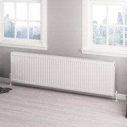 Eastbrook 500 x 1800mm Gloss White Type 22 Compact Panel Radiator