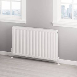 Eastbrook 600 x 1000mm Gloss White Type 22 Compact Panel Radiator