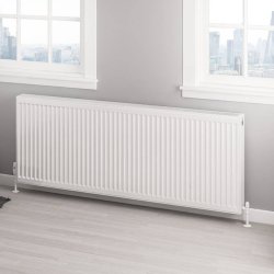 Eastbrook 600 x 1600mm Gloss White Type 22 Compact Panel Radiator