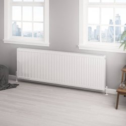 Eastbrook 600 x 1800mm Gloss White Type 22 Compact Panel Radiator