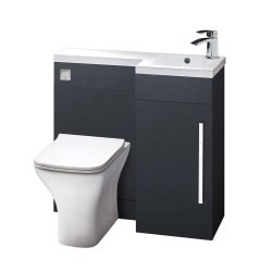 Scudo Lili 900mm Matt Grey RH Furniture Pack