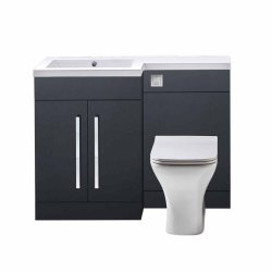 Scudo Lili 1100mm Matt Grey LH Furniture Pack