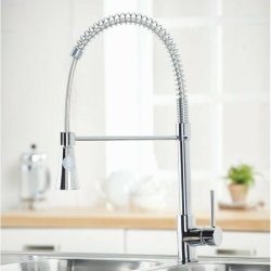 Scudo Tirare Chrome Kitchen Tap with Pull Out Spray