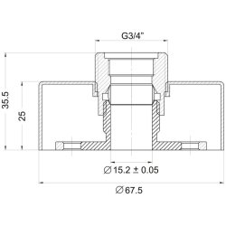 Scudo Premium Fast Fix Shower Brackets with Shrouds