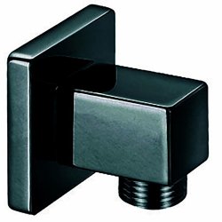 Scudo Black Square Outlet Elbow