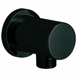 Scudo Black Round Outlet Elbow