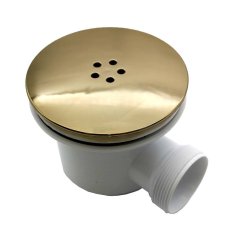 Scudo Brushed Brass 90mm Fast Flow Shower Waste