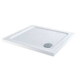 Scudo Shires 760mm White Square Shower Tray