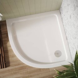 Scudo Shires 800mm White Quadrant Shower Tray