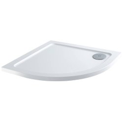 Scudo Shires 800mm White Quadrant Shower Tray