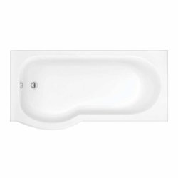 Scudo 1700x850mm LH P Shaped Shower Bath