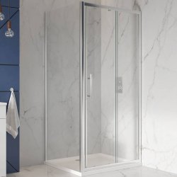 Scudo S8 700mm Chrome Shower Side Panel