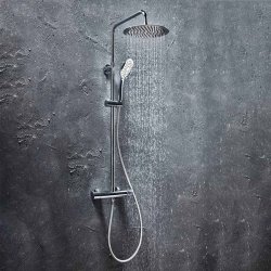 Scudo Messi Round Cool Touch Rigid Riser Shower