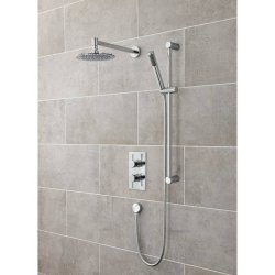 Nuie Round Chrome Wall Mounted Shower Arm