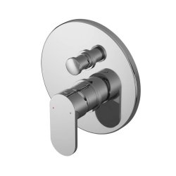 Nuie Binsey Chrome Manual Shower Valve with Diverter