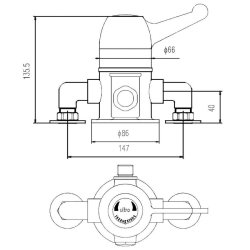 Nuie Exposed Sequential Thermostatic Shower Valve