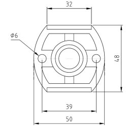 Nuie Fast Fix Bracket for Bar Thermostats