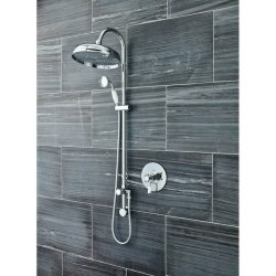 Nuie Victorian Chrome Dual Concealed Thermostatic Shower Valve