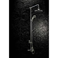 Nuie Victorian Chrome Dual Exposed Thermostatic Shower Valve