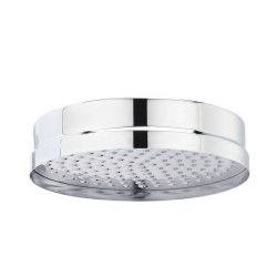 Nuie Traditional Chrome 200mm Tec Fixed Shower Head