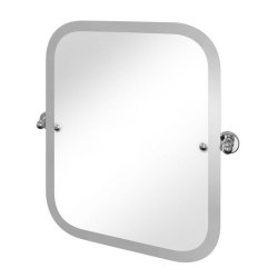 Burlington Rectangle Swivel Mirror in Chrome