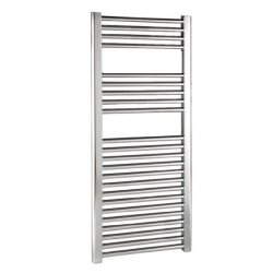 Reina Diva Flat Heated Chrome Towel Rail 800 x 600mm