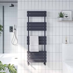 Scudo Life Anthracite 1200 x 600mm Towel Radiator