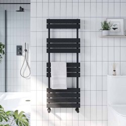 Scudo Life Black 800 x 450mm Towel Radiator