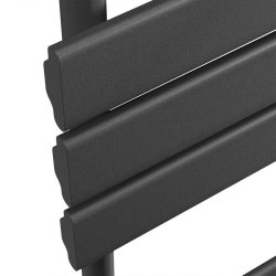 Scudo Life Black 800 x 450mm Towel Radiator