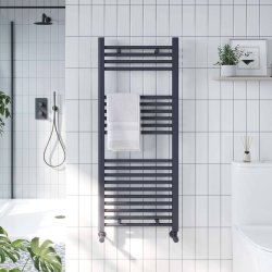 Scudo Strive Carbon Anthracite 1200 x 600mm Towel Radiator