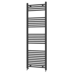 Scudo Strive Black 1600 x 400mm Towel Radiator