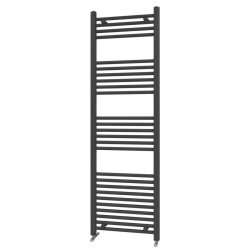 Scudo Strive Black 1600 x 500mm Towel Radiator