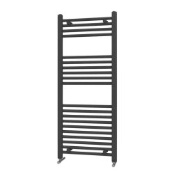 Scudo Strive Black 1200 x 600mm Towel Radiator