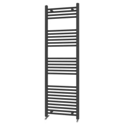 Scudo Strive Black 1600 x 600mm Towel Radiator