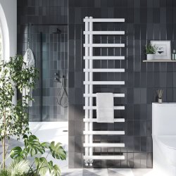 Scudo Carlo White 1750 x 500mm Towel Radiator