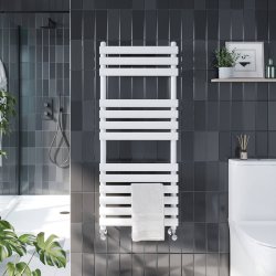 Scudo Instyle White 1200 x 500mm Towel Radiator