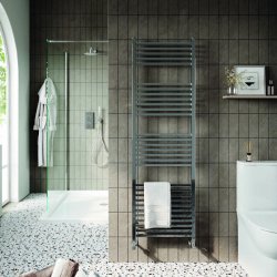 Scudo Simona Chrome 1200 x 500mm Towel Radiator