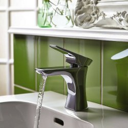 Bristan Hourglass Basin Mixer with Clicker Waste