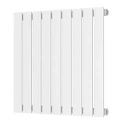 Scudo Bravo White 600 x 614mm Horizontal Single Designer Radiator