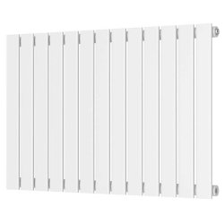 Scudo Bravo White 600 x 886mm Horizontal Single Designer Radiator