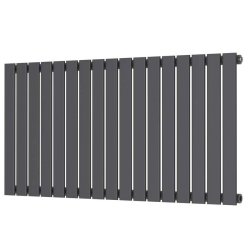 Scudo Bravo Anthracite 600 x 1158mm Horizontal Single Designer Radiator