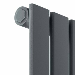 Scudo Bravo Anthracite 1800 x 544mm Vertical Single Designer Radiator