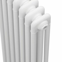 Scudo White 1800 x 425mm 3 Column Vertical Radiator