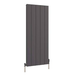 Scudo Arton Carbon Anthracite 1200 x 470mm Vertical Single Designer Radiator