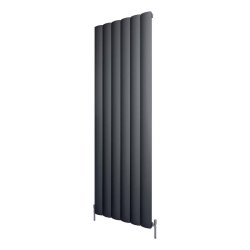 Scudo Korali Carbon Anthracite 1800 x 565mm Vertical Single Designer Radiator